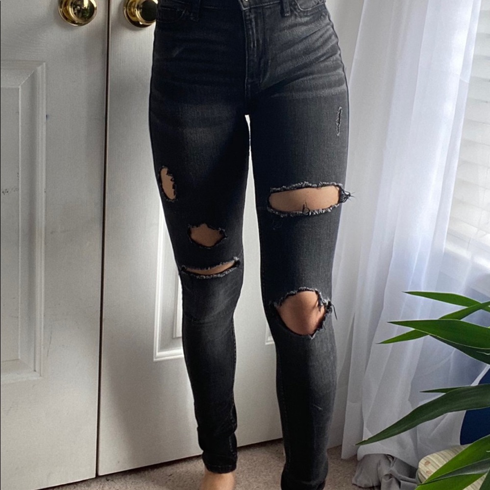 Black Ripped Jeans